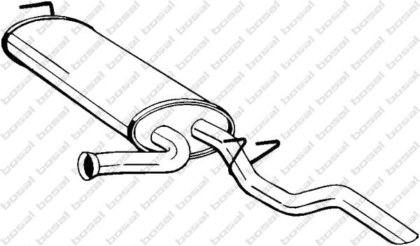 Rear Muffler (279-911)