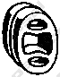 Rubber Strip, exhaust system (255-041)