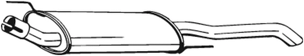 Rear Muffler (233-697)