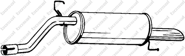 Rear Muffler (185-181)