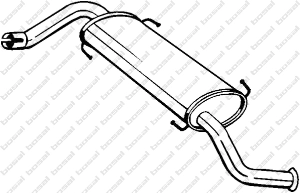 Rear Muffler (281-859)