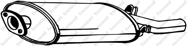 Rear Muffler (215-801)