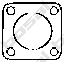 Gasket, exhaust pipe (256-574)