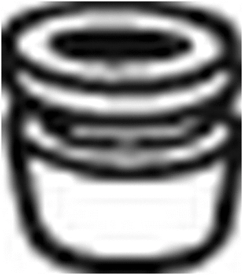 Rubber Strip, exhaust system (255-408)