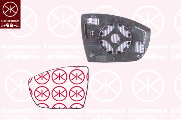 Mirror Glass, exterior mirror (25351064)