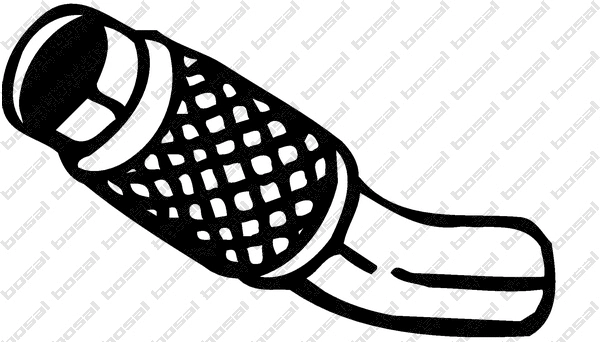 Flexible Pipe, exhaust system (700-209)