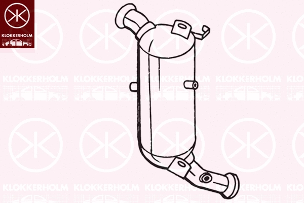 Soot/Particulate Filter, exhaust system (097-132)