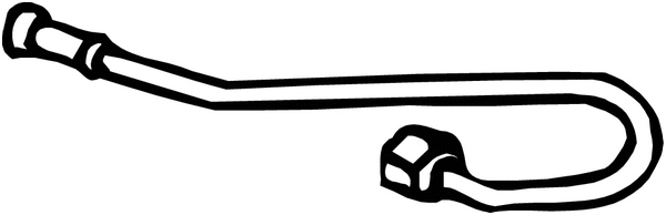 Pressure Pipe, pressure sensor (soot/particulate filter) (000-074)