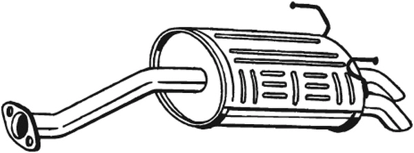 Rear Muffler (163-397)
