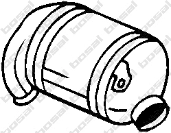 Soot/Particulate Filter, exhaust system (097-261)
