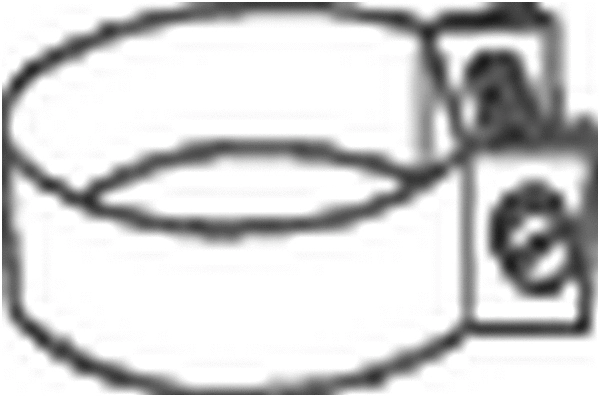 Clamping Piece, exhaust system (250-867)