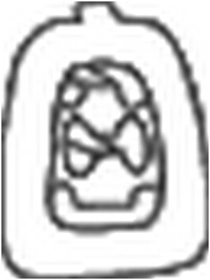 Rubber Strip, exhaust system (255-883)