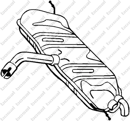 Rear Muffler (233-807)