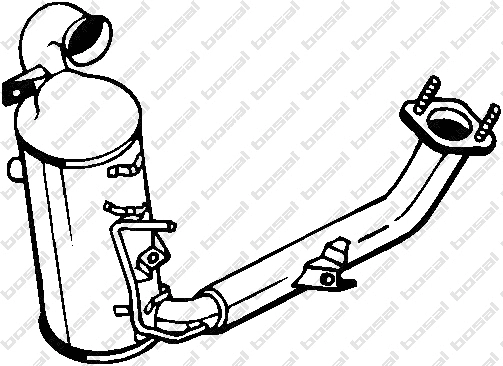 Soot/Particulate Filter, exhaust system (097-215)