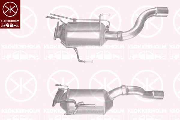 Soot/Particulate Filter, exhaust system (00408600)