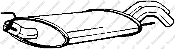 Rear Muffler (233-715)
