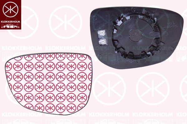 Mirror Glass, exterior mirror (05481061)