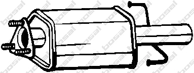 Soot/Particulate Filter, exhaust system (097-228)