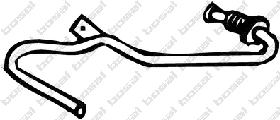 Pressure Pipe, pressure sensor (soot/particulate filter) (000-065)