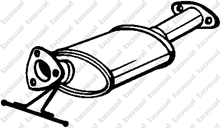 Soot/Particulate Filter, exhaust system (097-550)