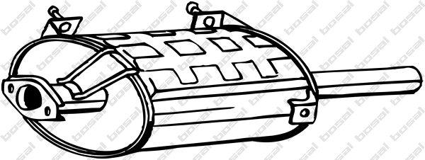 Rear Muffler (219-093)