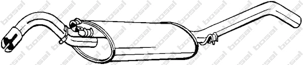 Rear Muffler (279-411)