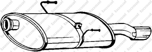 Rear Muffler (190-911)