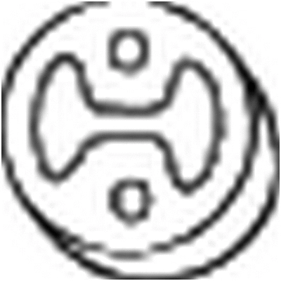 Rubber Strip, exhaust system (255-393)