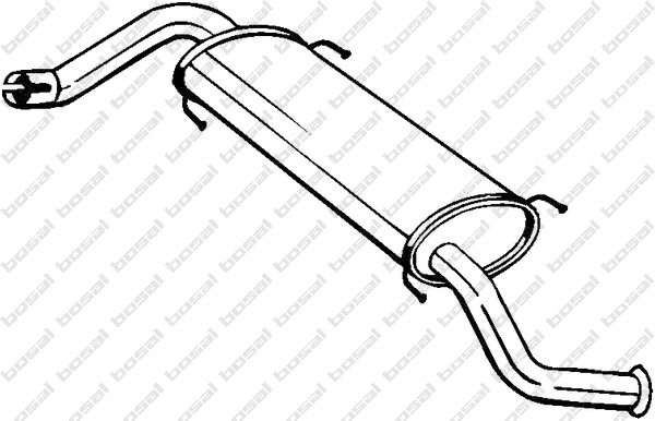Rear Muffler (281-873)