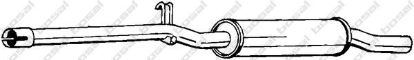 Centre Muffler (233-233)