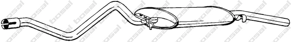 Rear Muffler (282-205)