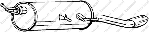 Rear Muffler (190-091)