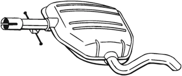 Centre Muffler (233-245)