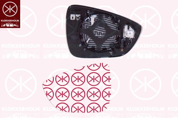 Mirror Glass, exterior mirror (25371063)