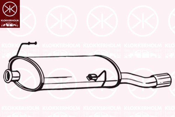 Rear Muffler (190-013)