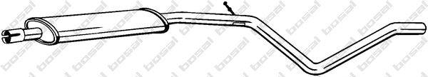 Centre Muffler (286-113)