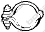 Clamping Piece, exhaust system (254-240)
