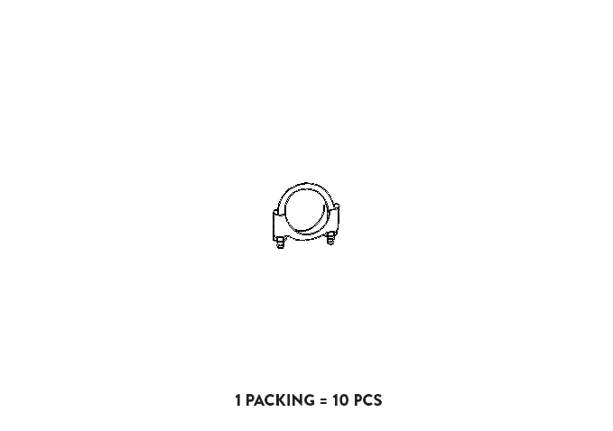 Clamping Piece, exhaust system (250-265)