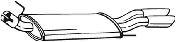 Rear Muffler (233-731)