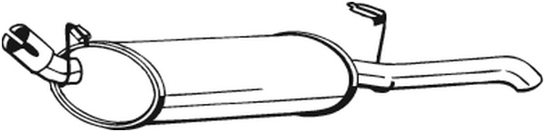Rear Muffler (185-955)