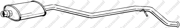 Centre Muffler (286-833)