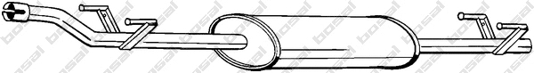 Centre Muffler (288-231)
