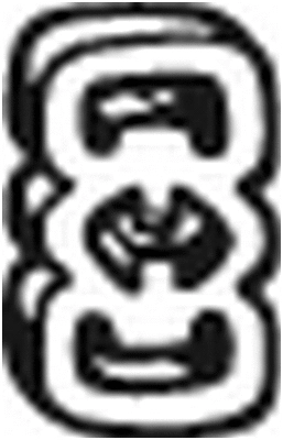 Rubber Strip, exhaust system (255-023)