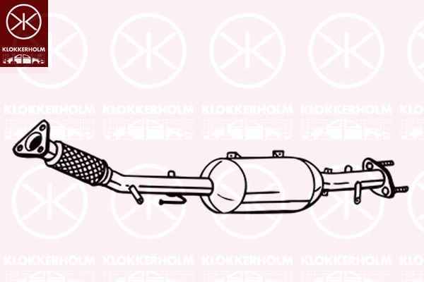 Soot/Particulate Filter, exhaust system (097-446)