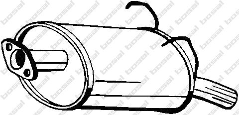 Rear Muffler (163-197)