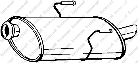 Rear Muffler (190-275)