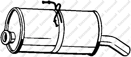 Rear Muffler (135-705)