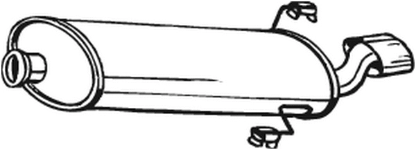 Rear Muffler (190-701)