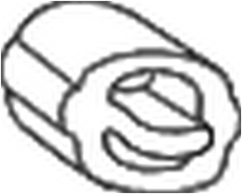 Rubber Strip, exhaust system (255-919)