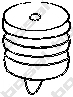 Rubber Strip, exhaust system (255-001)